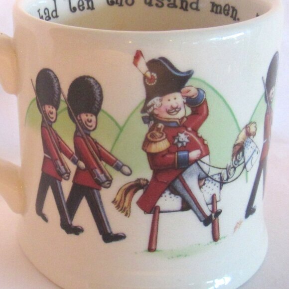 Anderton Pottery The Duke Nursery Rhyme Childs Dish Trio NWOT, Kings Guard B333 - Picture 5 of 11